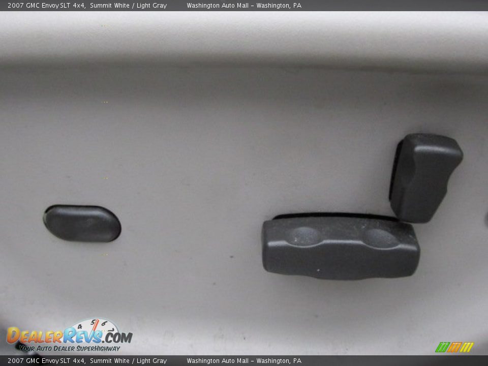 2007 GMC Envoy SLT 4x4 Summit White / Light Gray Photo #13