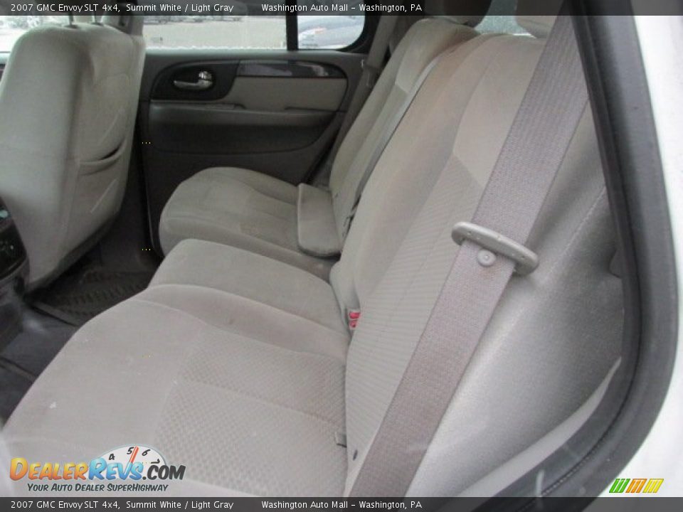 2007 GMC Envoy SLT 4x4 Summit White / Light Gray Photo #17