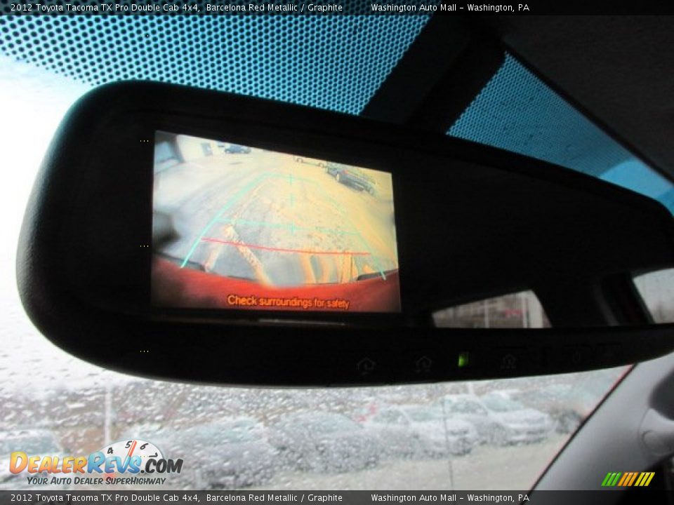 2012 Toyota Tacoma TX Pro Double Cab 4x4 Barcelona Red Metallic / Graphite Photo #16