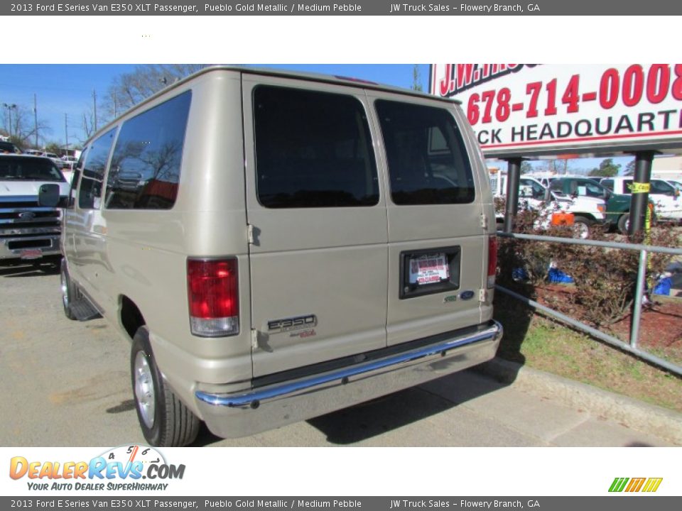 2013 Ford E Series Van E350 XLT Passenger Pueblo Gold Metallic / Medium Pebble Photo #6