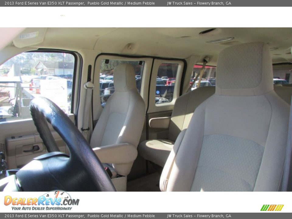 2013 Ford E Series Van E350 XLT Passenger Pueblo Gold Metallic / Medium Pebble Photo #18