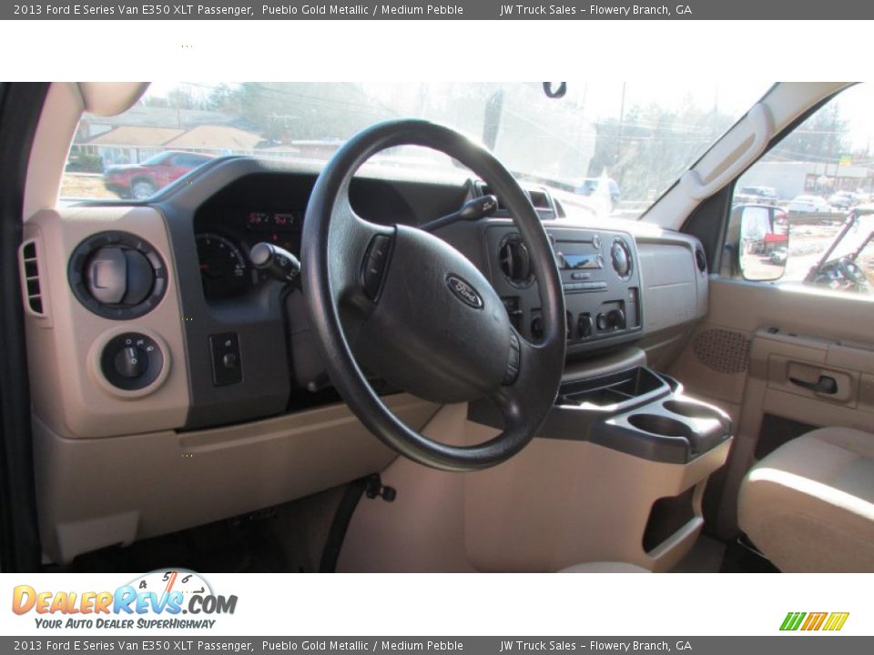 2013 Ford E Series Van E350 XLT Passenger Pueblo Gold Metallic / Medium Pebble Photo #20