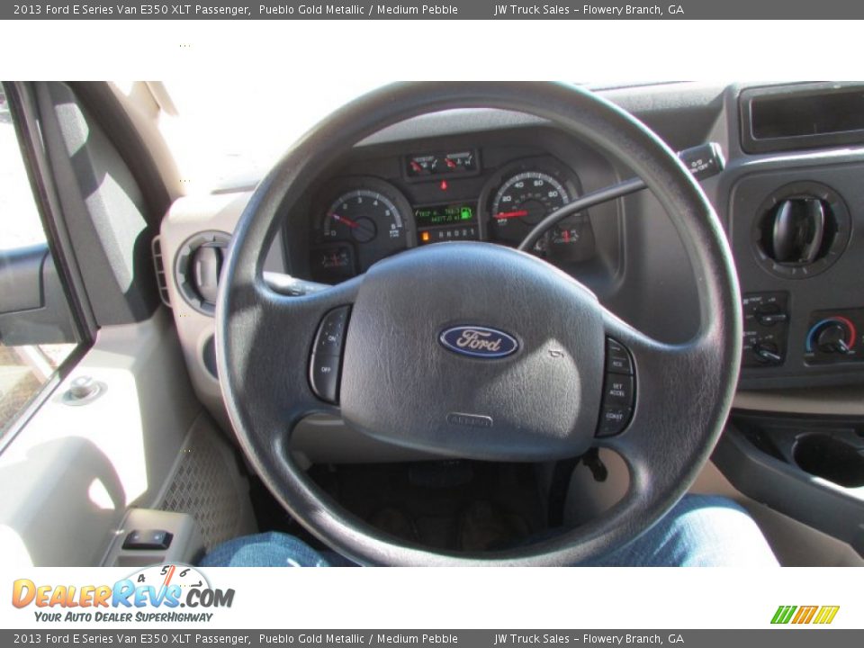 2013 Ford E Series Van E350 XLT Passenger Pueblo Gold Metallic / Medium Pebble Photo #22