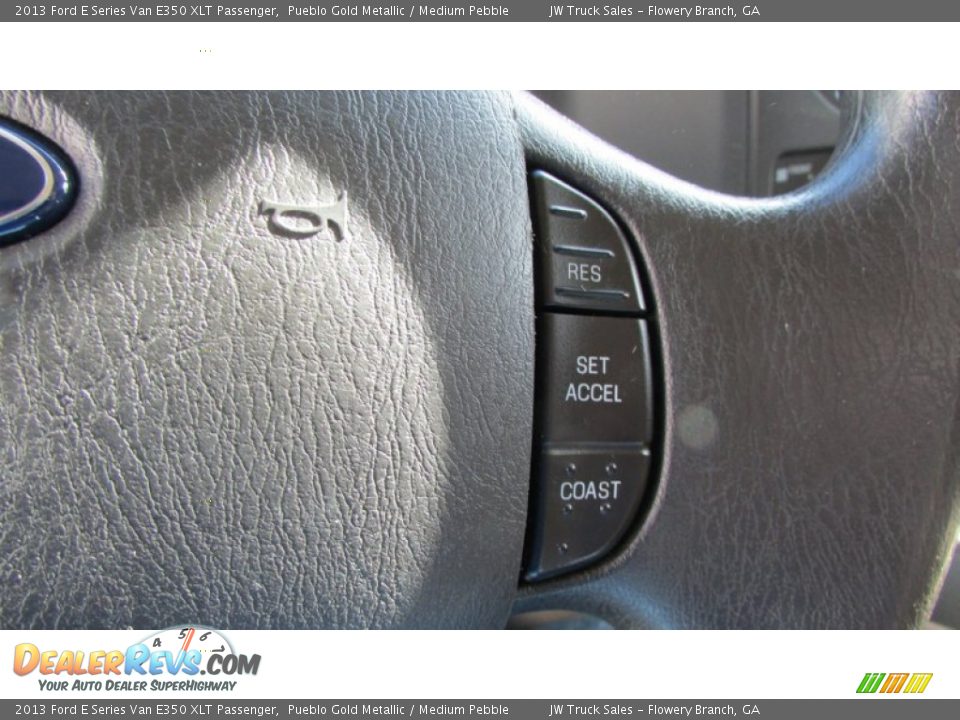 2013 Ford E Series Van E350 XLT Passenger Pueblo Gold Metallic / Medium Pebble Photo #24