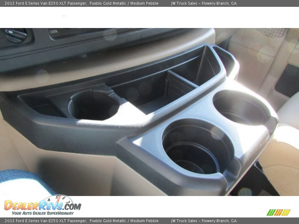 2013 Ford E Series Van E350 XLT Passenger Pueblo Gold Metallic / Medium Pebble Photo #34