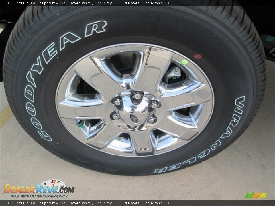 2014 Ford F150 XLT SuperCrew 4x4 Oxford White / Steel Grey Photo #2