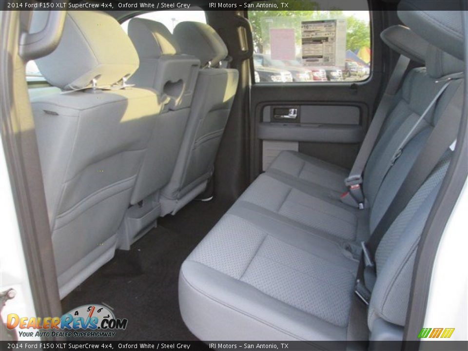 2014 Ford F150 XLT SuperCrew 4x4 Oxford White / Steel Grey Photo #7
