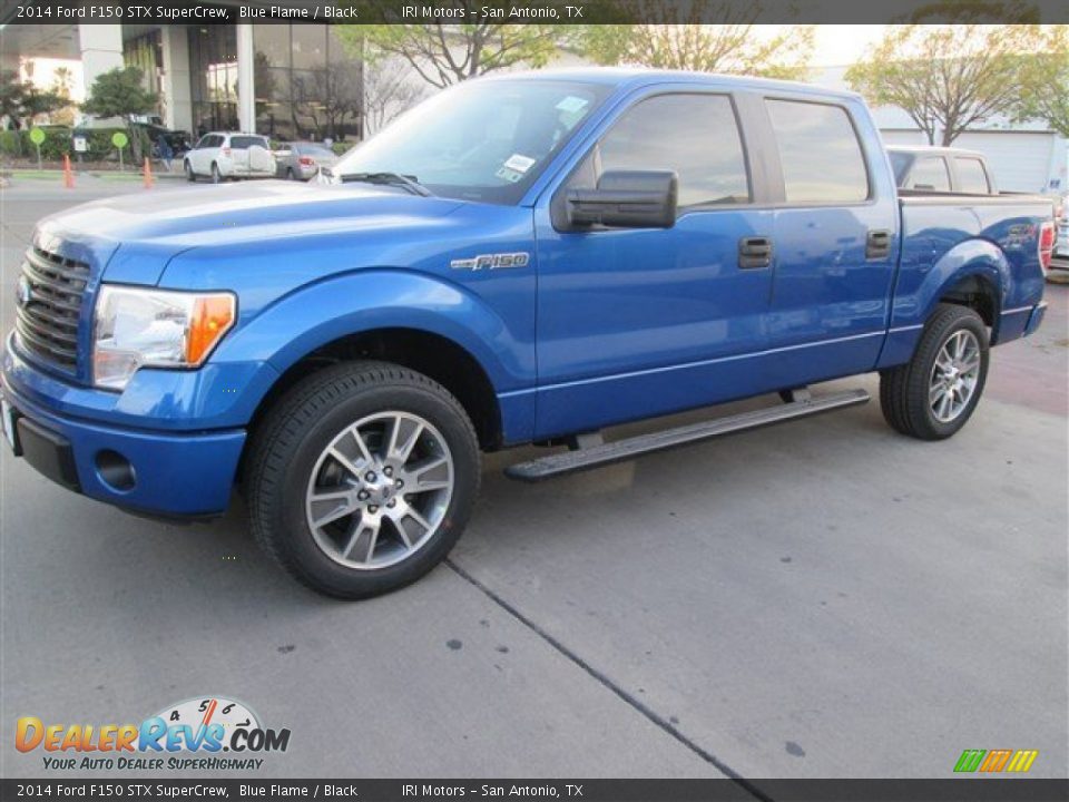 2014 Ford F150 STX SuperCrew Blue Flame / Black Photo #1