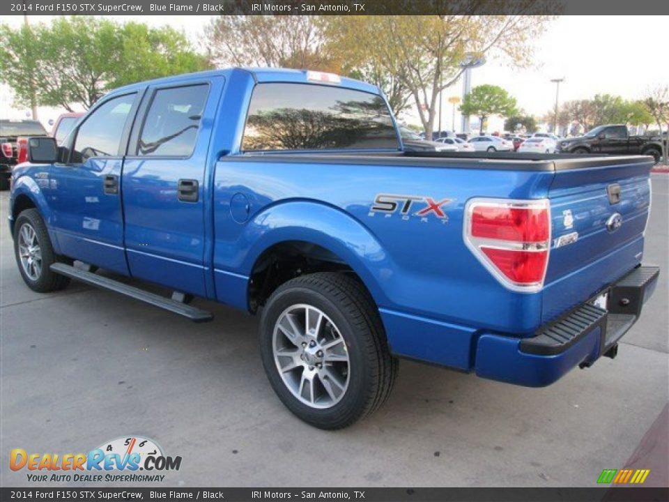 2014 Ford F150 STX SuperCrew Blue Flame / Black Photo #3