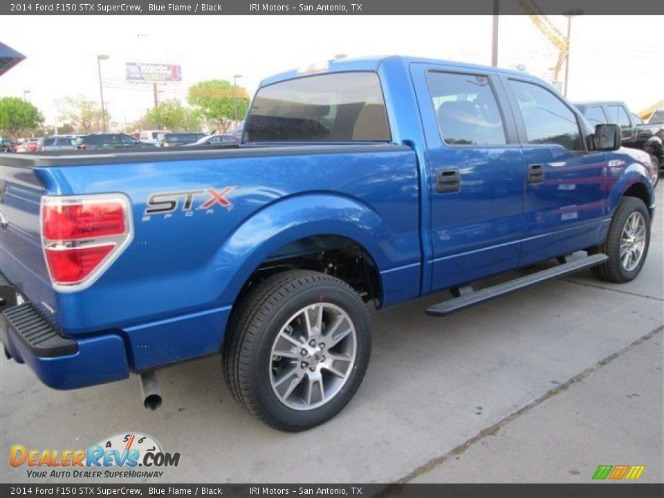 2014 Ford F150 STX SuperCrew Blue Flame / Black Photo #4