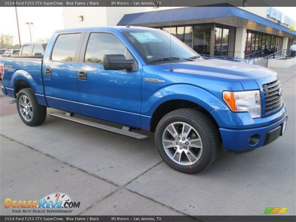 2014 Ford F150 STX SuperCrew Blue Flame / Black Photo #5