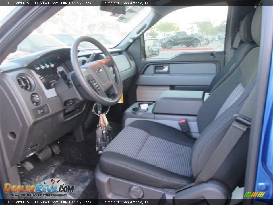 2014 Ford F150 STX SuperCrew Blue Flame / Black Photo #6