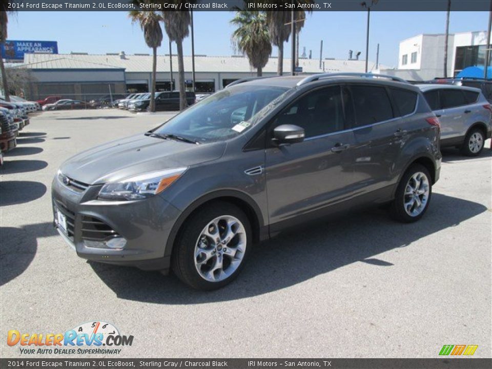 2014 Ford Escape Titanium 2.0L EcoBoost Sterling Gray / Charcoal Black Photo #1