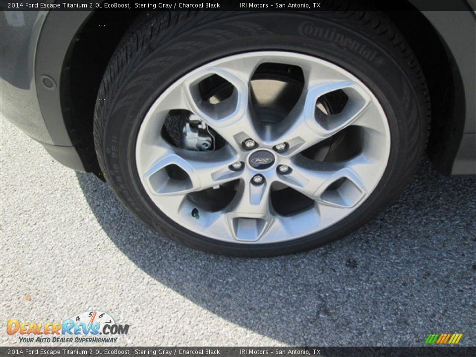 2014 Ford Escape Titanium 2.0L EcoBoost Sterling Gray / Charcoal Black Photo #2