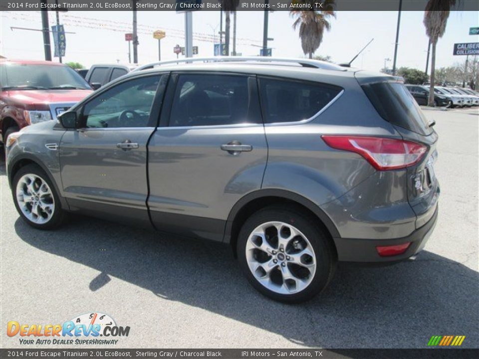 2014 Ford Escape Titanium 2.0L EcoBoost Sterling Gray / Charcoal Black Photo #3