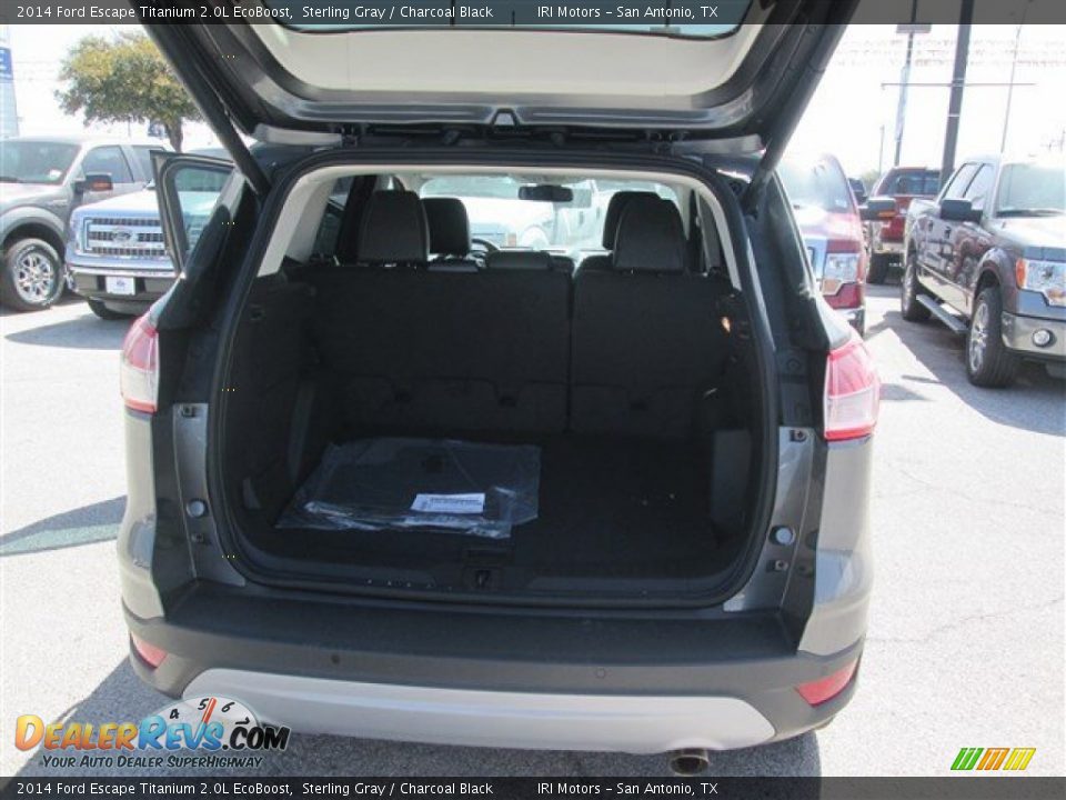 2014 Ford Escape Titanium 2.0L EcoBoost Sterling Gray / Charcoal Black Photo #9