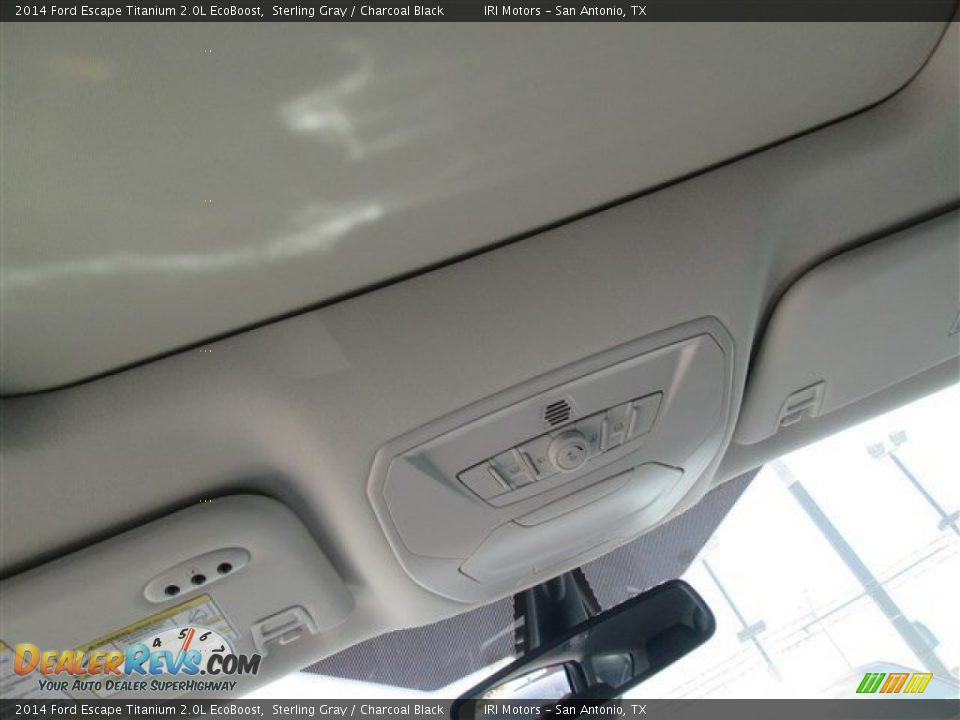 2014 Ford Escape Titanium 2.0L EcoBoost Sterling Gray / Charcoal Black Photo #10