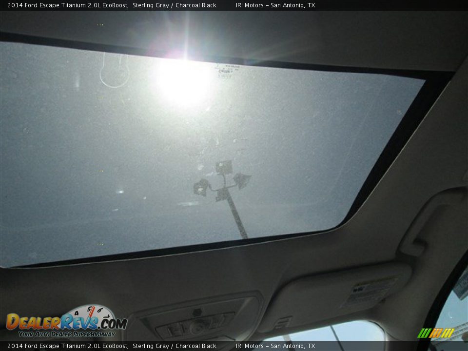 2014 Ford Escape Titanium 2.0L EcoBoost Sterling Gray / Charcoal Black Photo #11