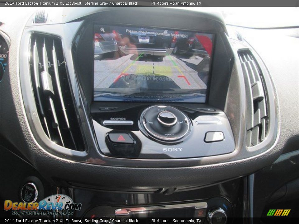 2014 Ford Escape Titanium 2.0L EcoBoost Sterling Gray / Charcoal Black Photo #12