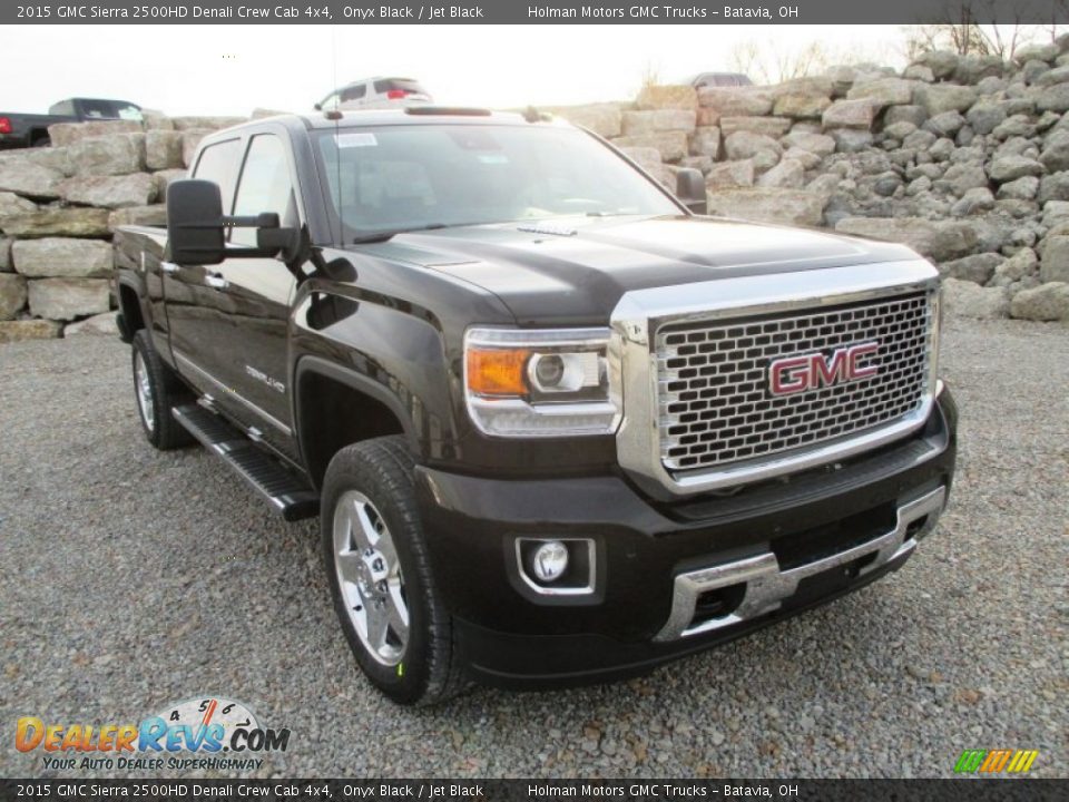 2015 GMC Sierra 2500HD Denali Crew Cab 4x4 Onyx Black / Jet Black Photo #2