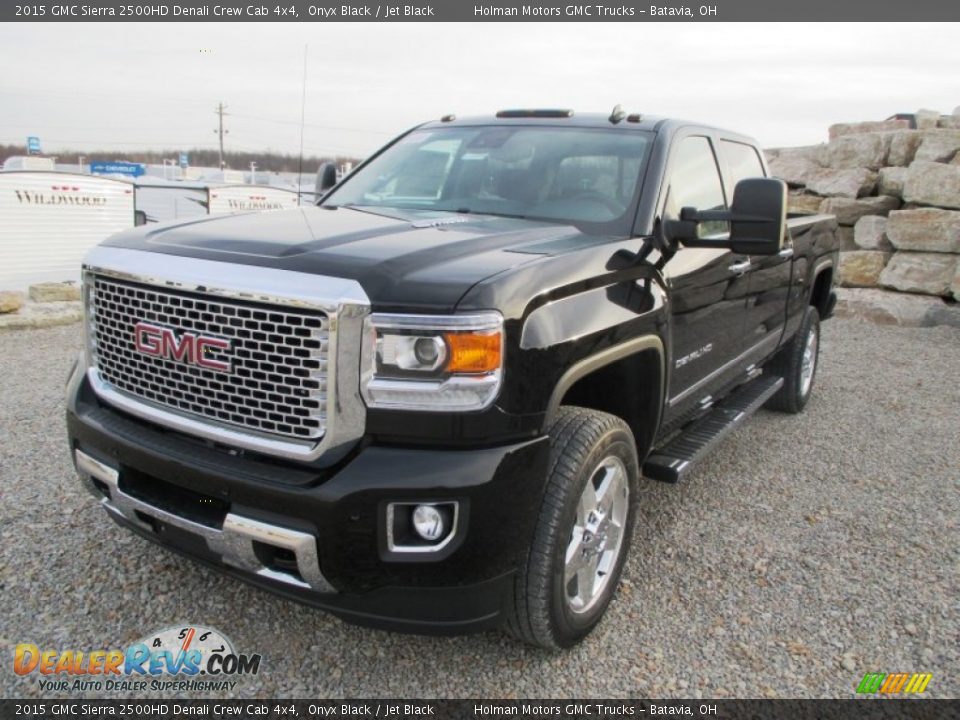 2015 GMC Sierra 2500HD Denali Crew Cab 4x4 Onyx Black / Jet Black Photo #3