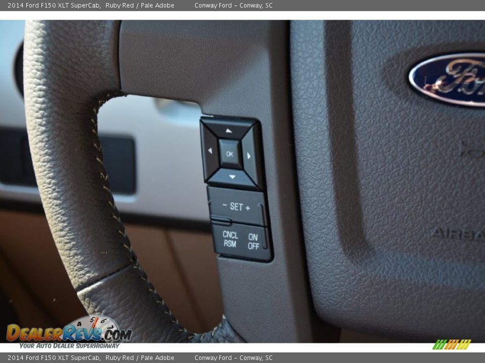 2014 Ford F150 XLT SuperCab Ruby Red / Pale Adobe Photo #23
