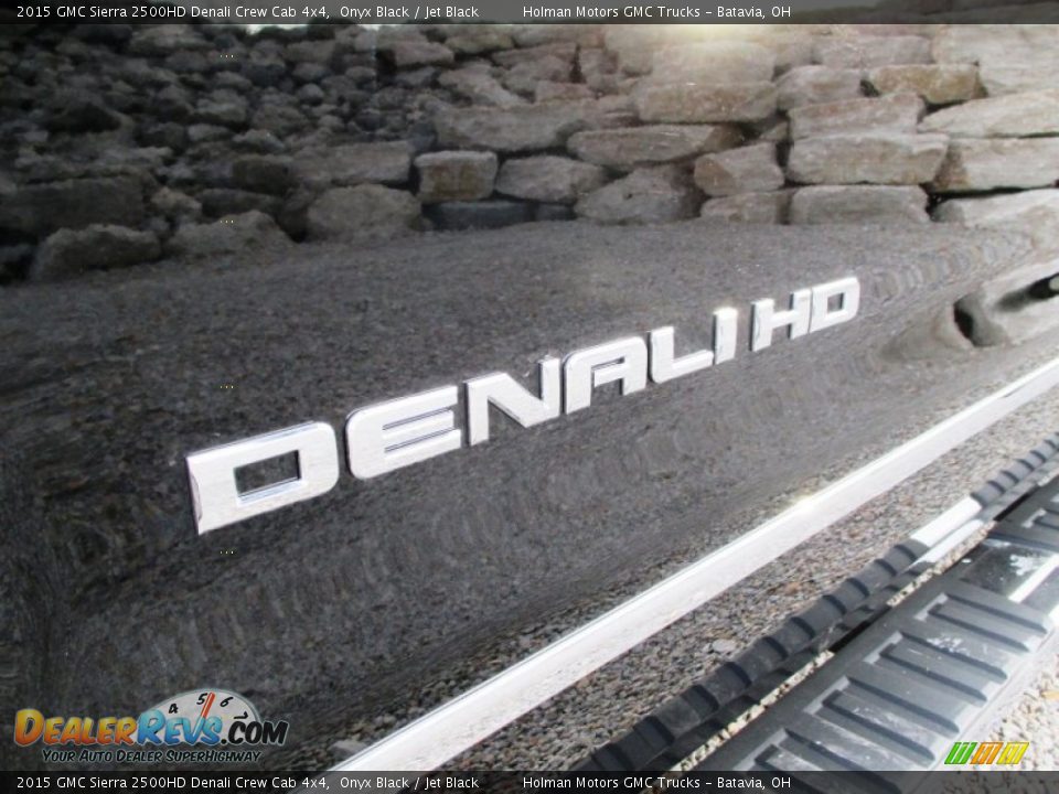 2015 GMC Sierra 2500HD Denali Crew Cab 4x4 Onyx Black / Jet Black Photo #6