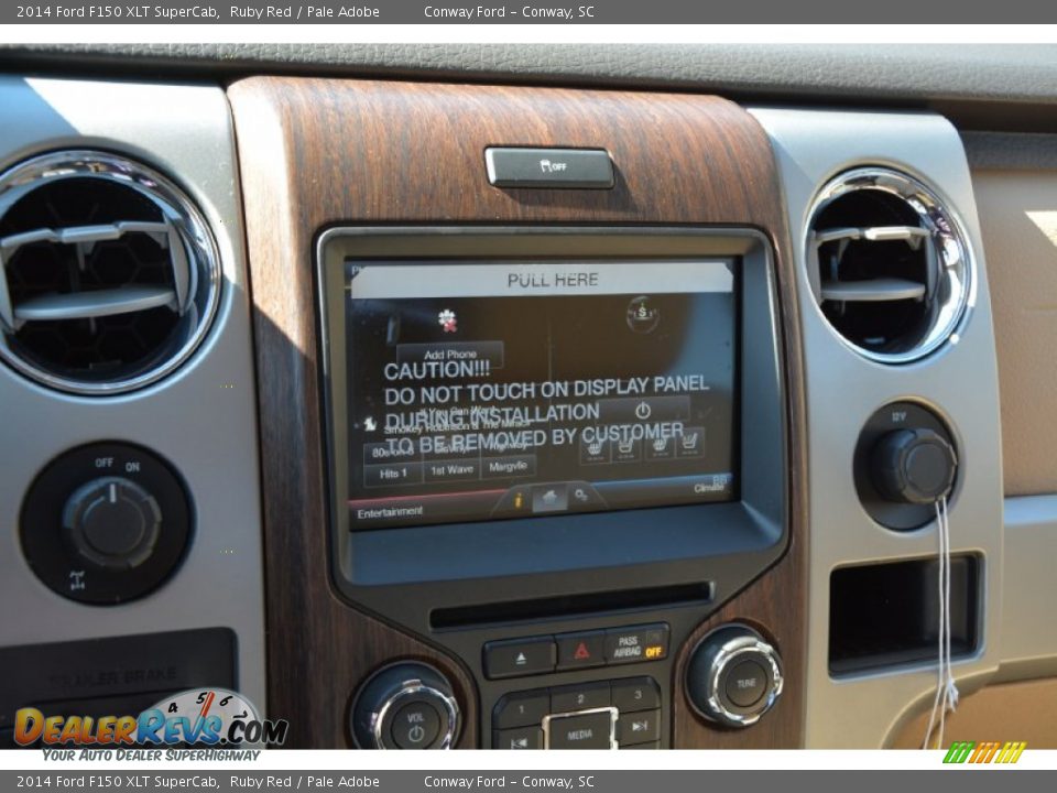 2014 Ford F150 XLT SuperCab Ruby Red / Pale Adobe Photo #25