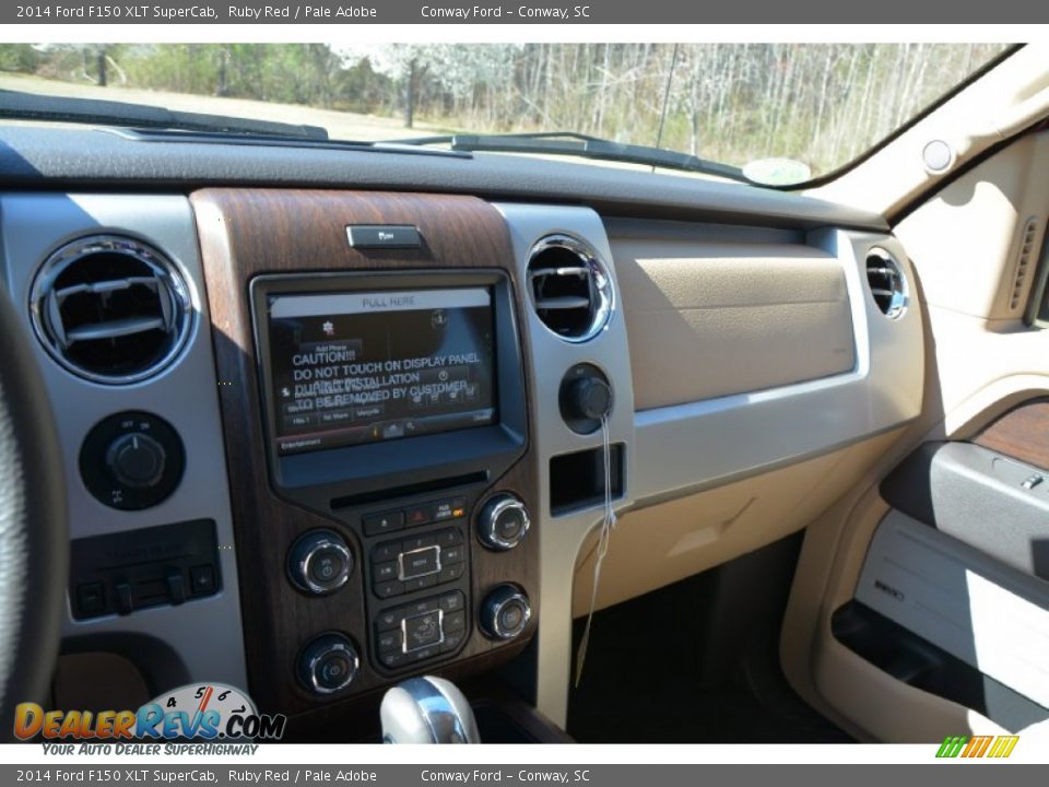 2014 Ford F150 XLT SuperCab Ruby Red / Pale Adobe Photo #27
