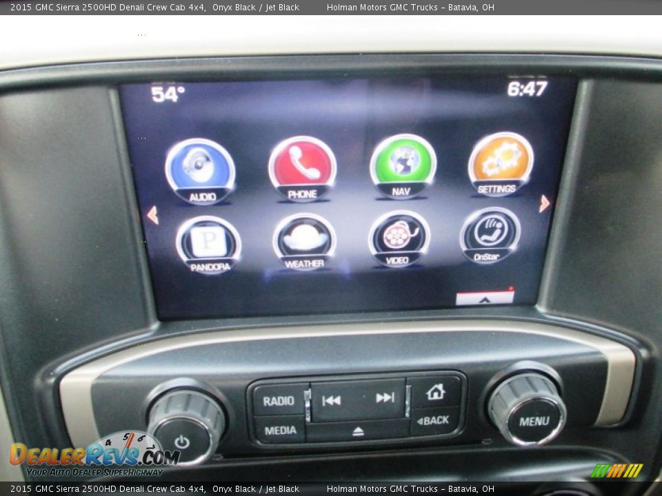 2015 GMC Sierra 2500HD Denali Crew Cab 4x4 Onyx Black / Jet Black Photo #10