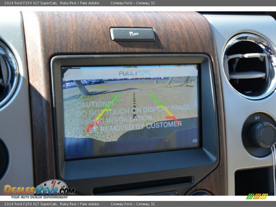 2014 Ford F150 XLT SuperCab Ruby Red / Pale Adobe Photo #28