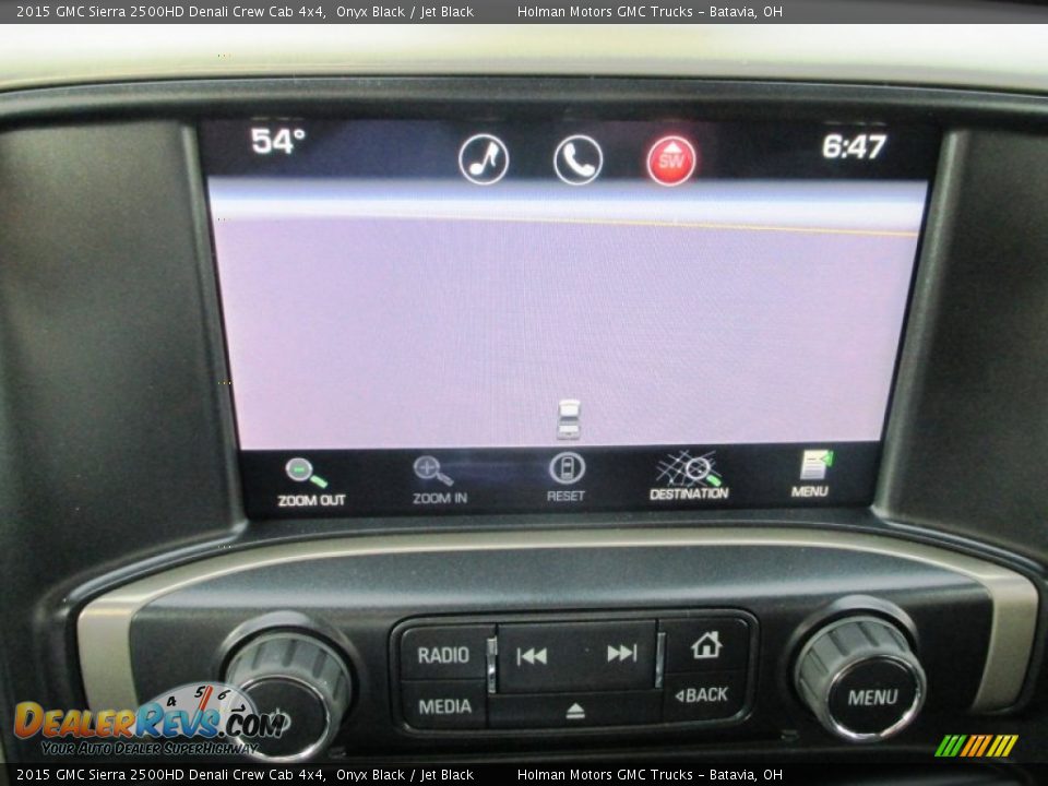 2015 GMC Sierra 2500HD Denali Crew Cab 4x4 Onyx Black / Jet Black Photo #11