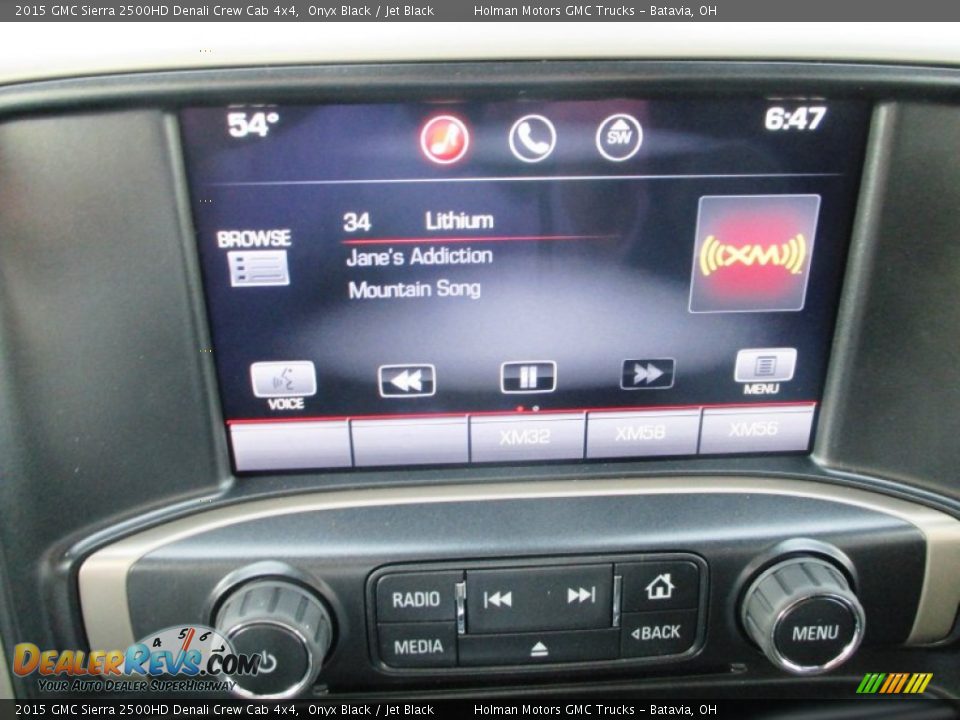 2015 GMC Sierra 2500HD Denali Crew Cab 4x4 Onyx Black / Jet Black Photo #12