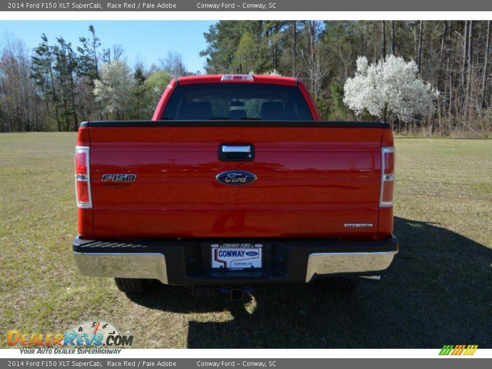 2014 Ford F150 XLT SuperCab Race Red / Pale Adobe Photo #6