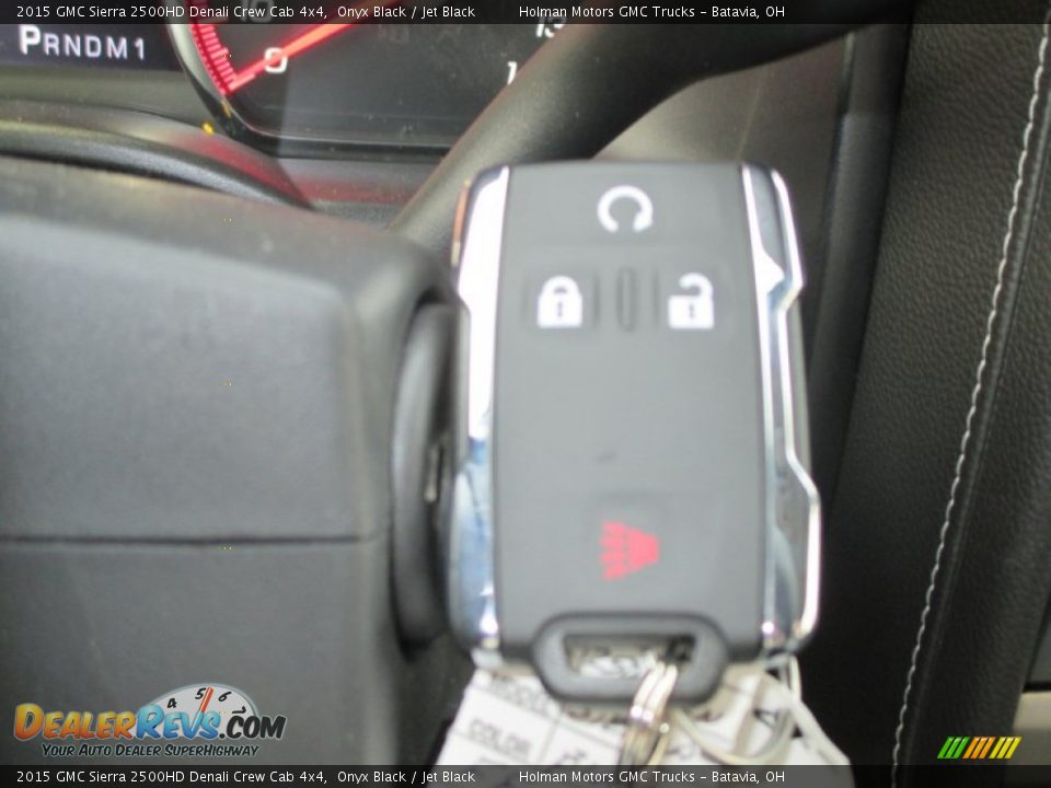 2015 GMC Sierra 2500HD Denali Crew Cab 4x4 Onyx Black / Jet Black Photo #20