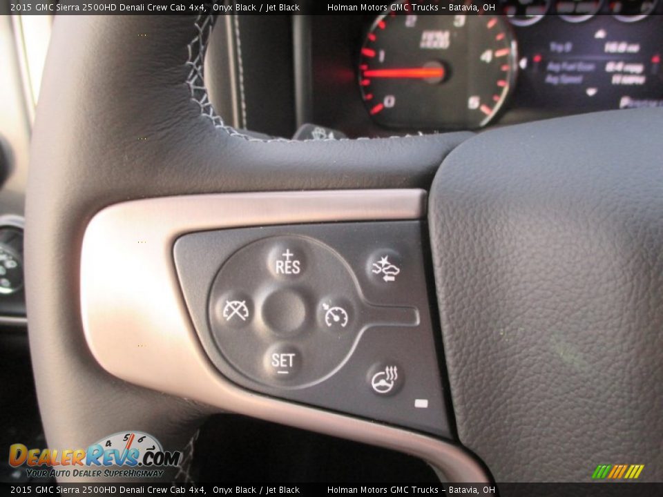 2015 GMC Sierra 2500HD Denali Crew Cab 4x4 Onyx Black / Jet Black Photo #22