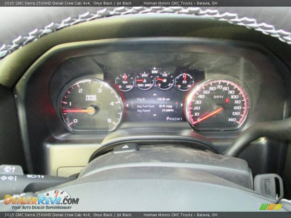 2015 GMC Sierra 2500HD Denali Crew Cab 4x4 Onyx Black / Jet Black Photo #23