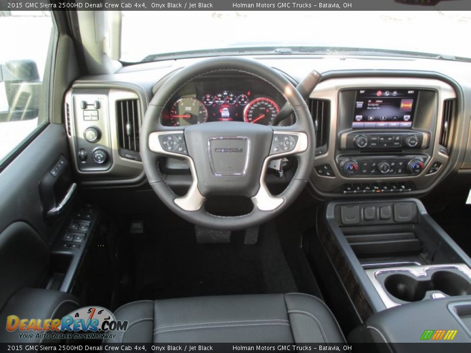 2015 GMC Sierra 2500HD Denali Crew Cab 4x4 Onyx Black / Jet Black Photo #29