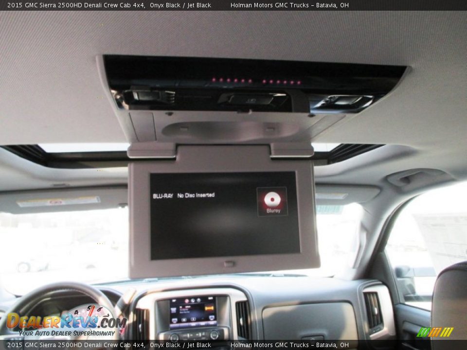2015 GMC Sierra 2500HD Denali Crew Cab 4x4 Onyx Black / Jet Black Photo #31