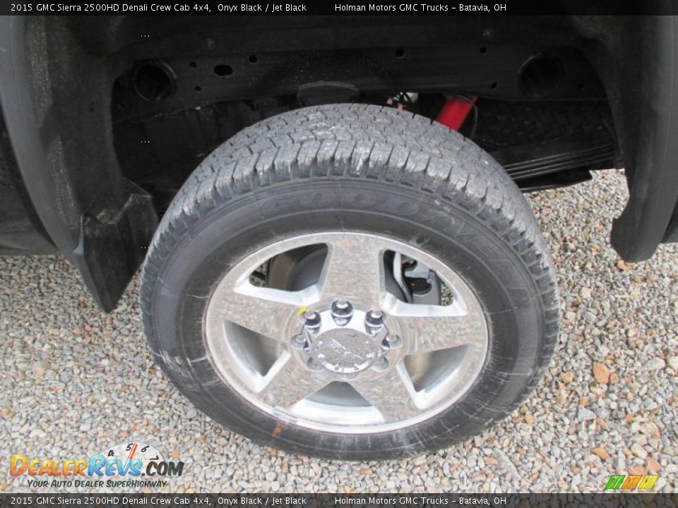 2015 GMC Sierra 2500HD Denali Crew Cab 4x4 Onyx Black / Jet Black Photo #34