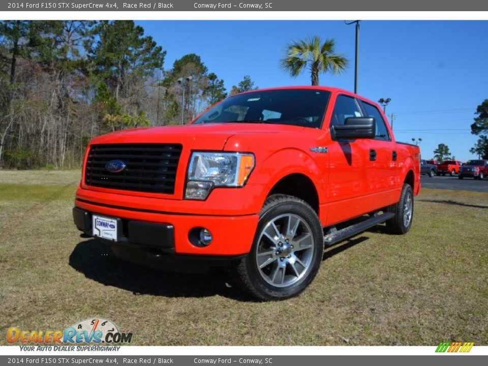 2014 Ford F150 STX SuperCrew 4x4 Race Red / Black Photo #1