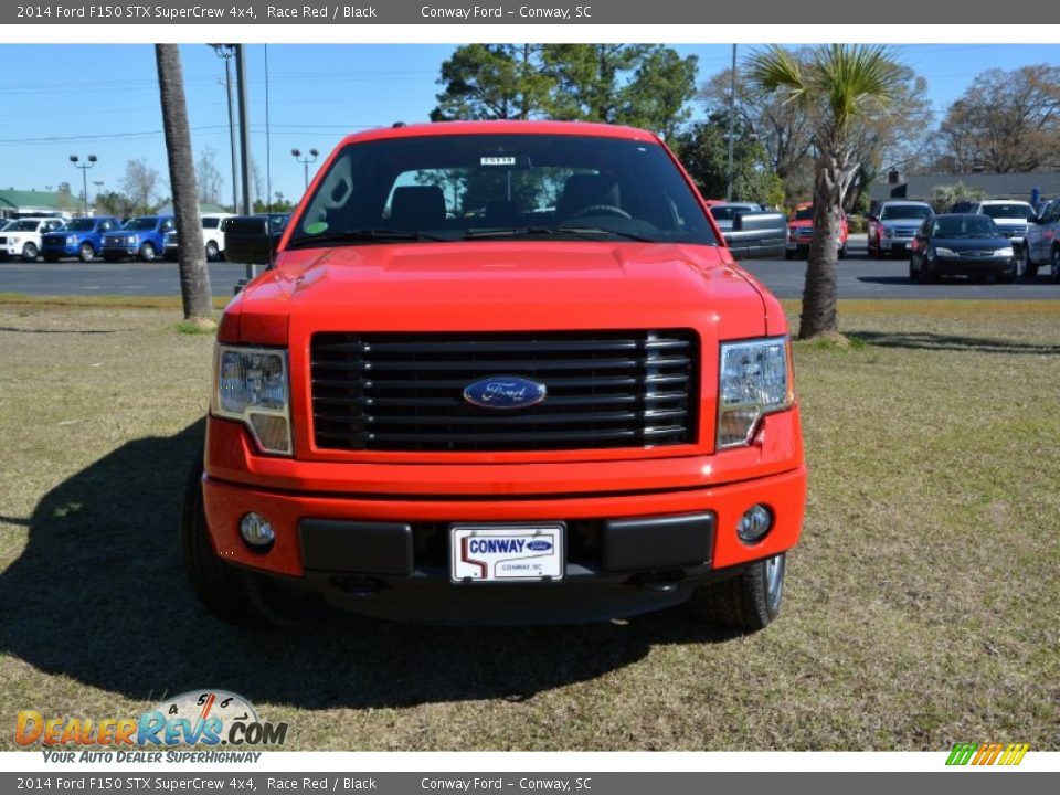 2014 Ford F150 STX SuperCrew 4x4 Race Red / Black Photo #2