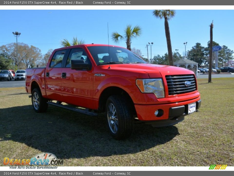 2014 Ford F150 STX SuperCrew 4x4 Race Red / Black Photo #3