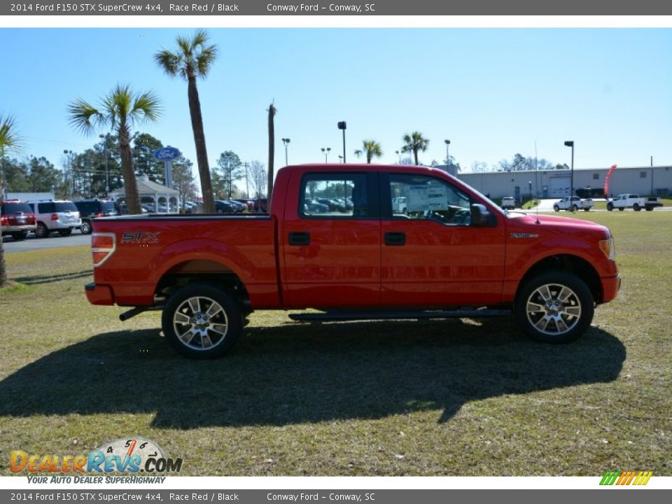 2014 Ford F150 STX SuperCrew 4x4 Race Red / Black Photo #4
