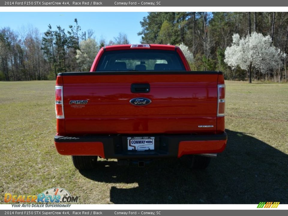 2014 Ford F150 STX SuperCrew 4x4 Race Red / Black Photo #7