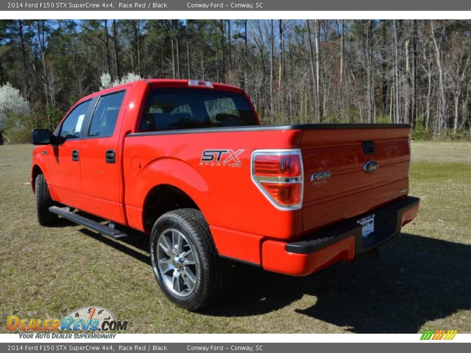 2014 Ford F150 STX SuperCrew 4x4 Race Red / Black Photo #8