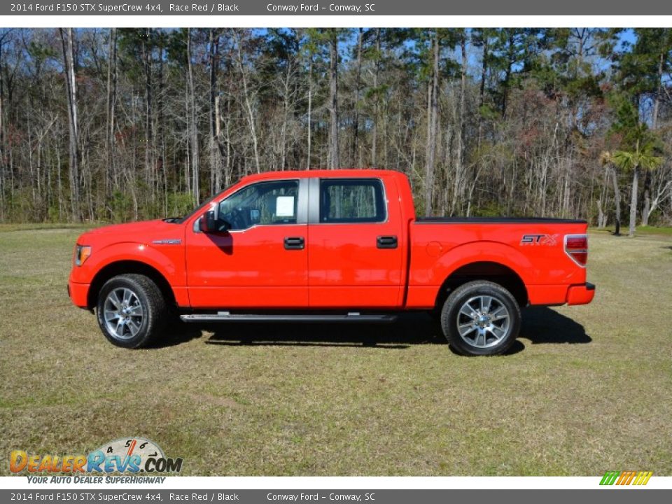 2014 Ford F150 STX SuperCrew 4x4 Race Red / Black Photo #9