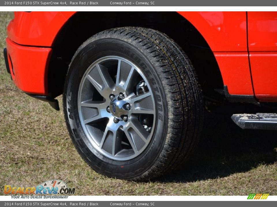 2014 Ford F150 STX SuperCrew 4x4 Race Red / Black Photo #10