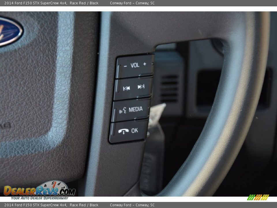 2014 Ford F150 STX SuperCrew 4x4 Race Red / Black Photo #25