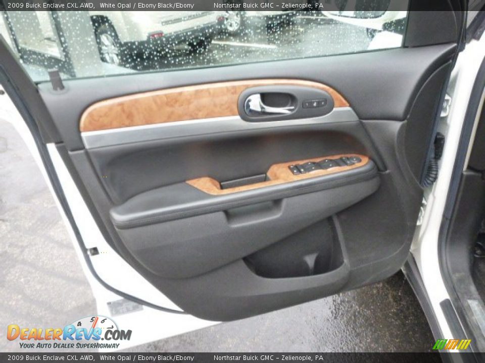 2009 Buick Enclave CXL AWD White Opal / Ebony Black/Ebony Photo #11